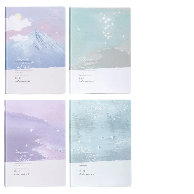 A5 business note book soft copy ecological notebooks yarn high school notebook school a5 journal notebook customized cover