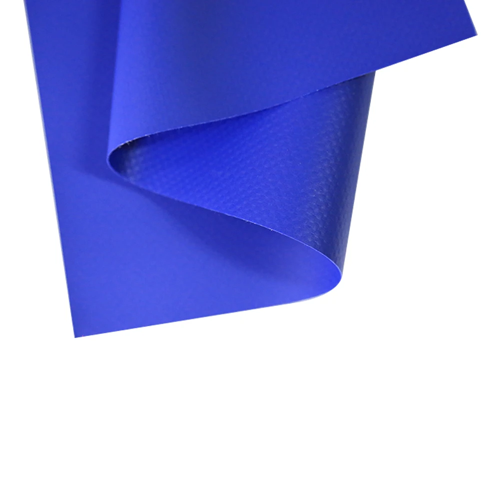 High Tear Strength 0.55mm Trailer Cover PVC Fabrics Plastic Coated Tarpaulin Density 650 grams