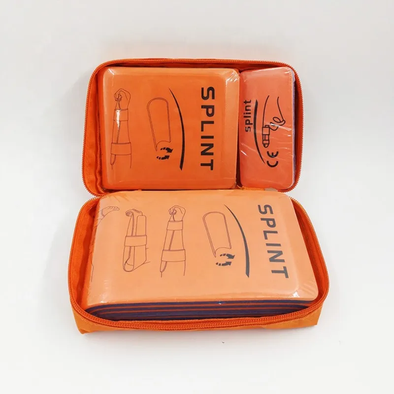 Medical first aid splint set for finger toe reusable emergency splint
