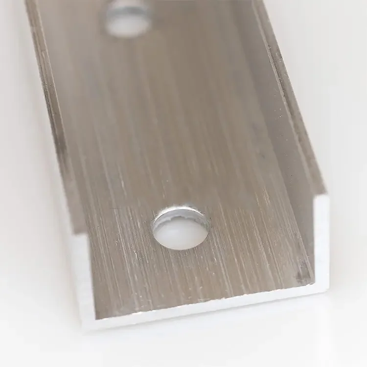 Solar Module Rail Connector for Mounting Aluminium Solar Mounting Brackets Rail Splice