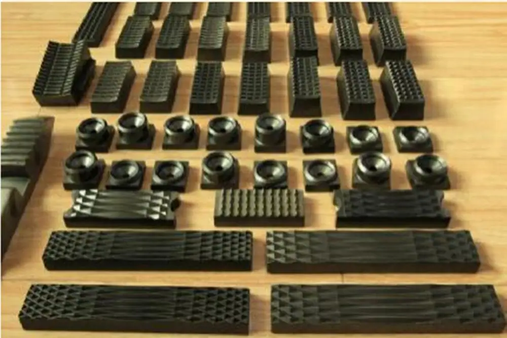 Hydraulic/manual power tong dies and rotary slip insert