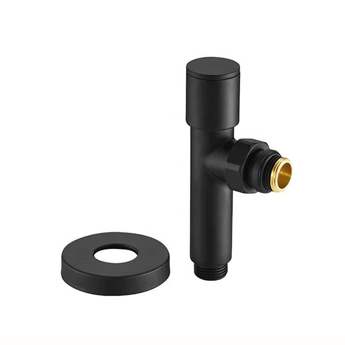 2023 new design brass angled radiator valves for towel Rail BJ22008-J