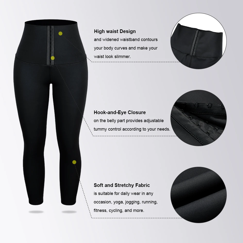 2023 Gym Sports Slimming Body Shaper Waist Trainer Leggings Woman Customize High Waist Butt Lift Yoga Pants  Ladies