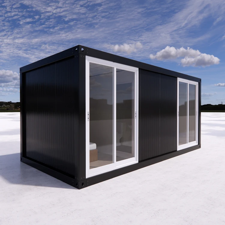 custom 40ft designs fitted habitable prefabricated assembly modular container prefab hotel house with one bathroom and bedroom