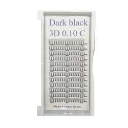 premade fans 5d short stem lashes private label silk 0.05 0.07 0.10mm eyelash extension