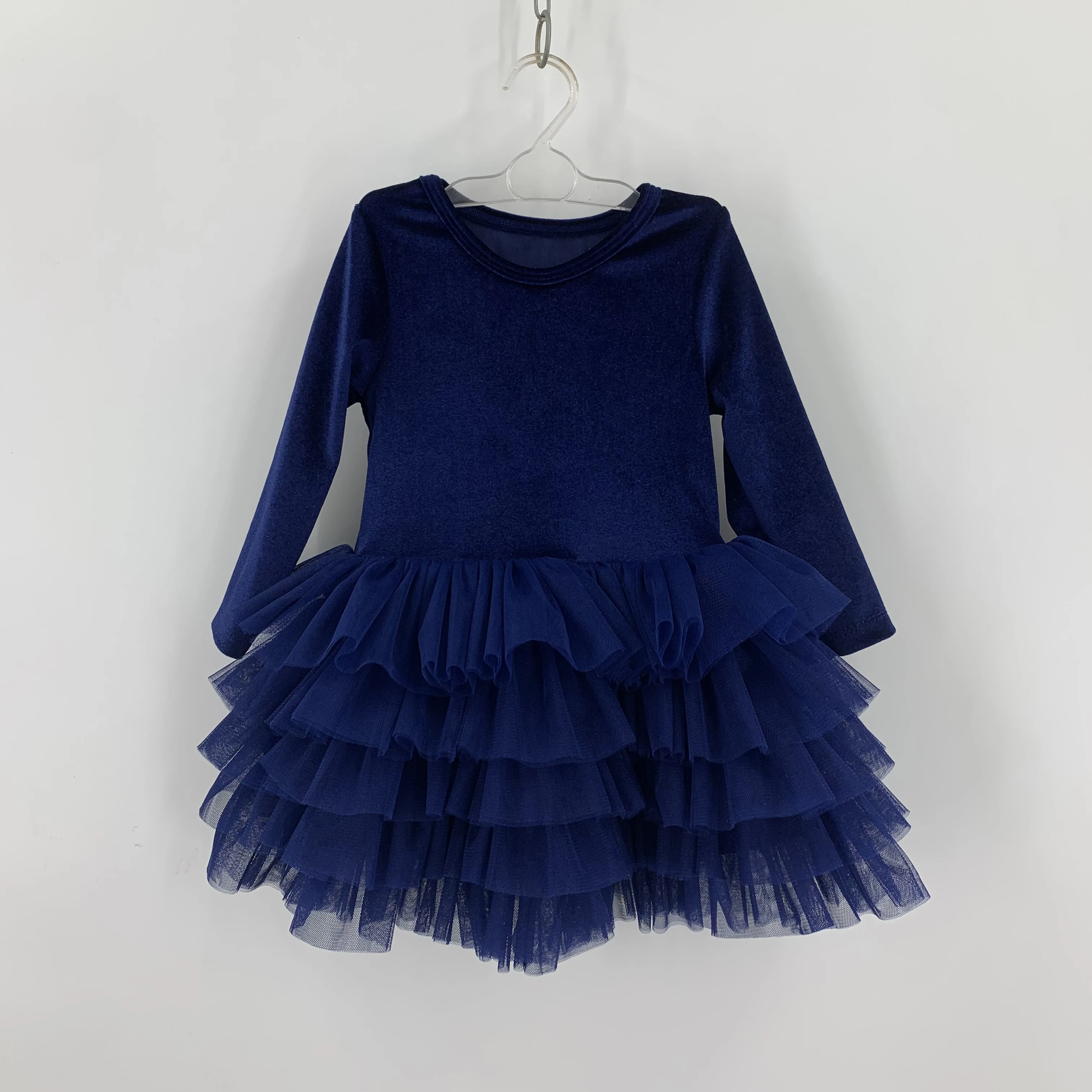 Kid Dress Clothing Girls Party Dress Baby Autumn and Winter velvet dress Custom OEM