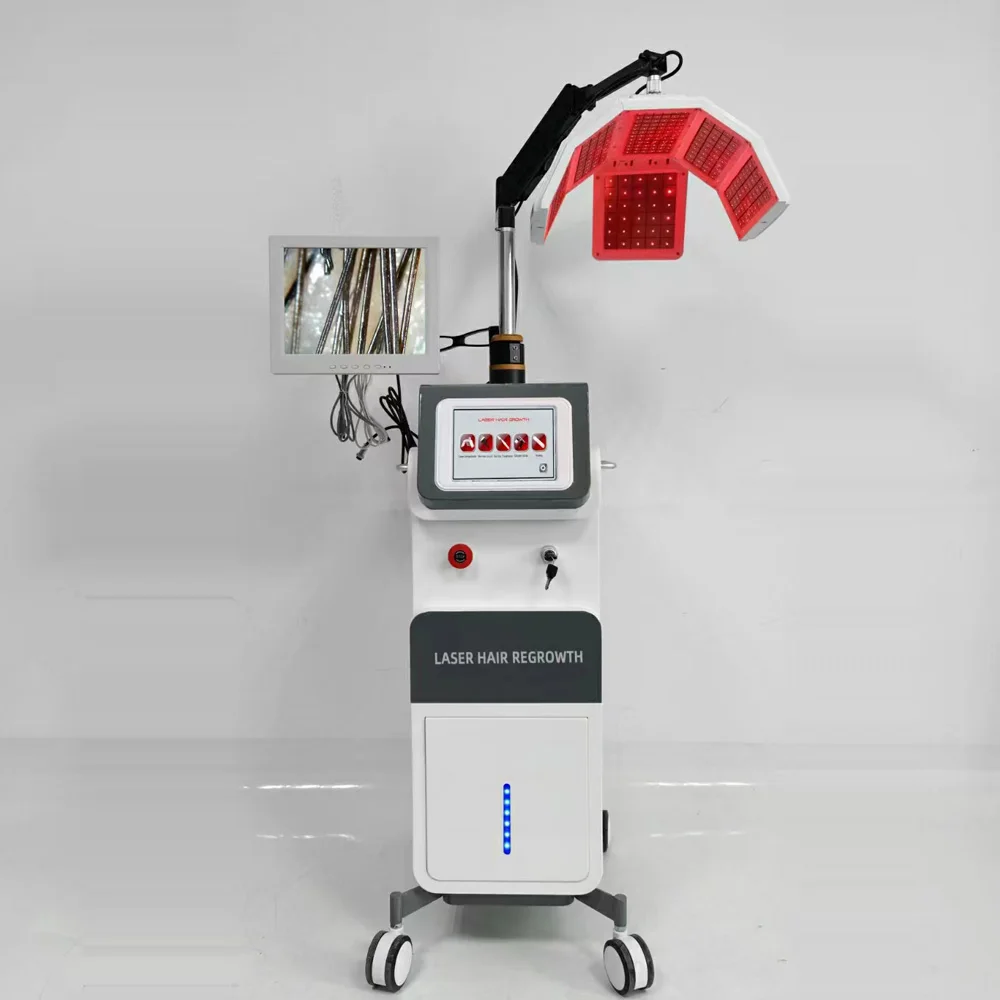 Low laser Hair Regrowth Hat Oil Control And Anti-shedding Red Light Helmet Laser Growth Hat Pdt Laser Cap Device