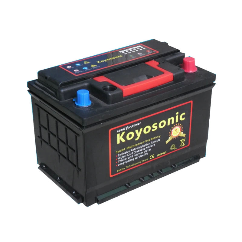 65D26R/L MF Car Battery Wet Charged Car Battery Auto Battery 12V 65Ah