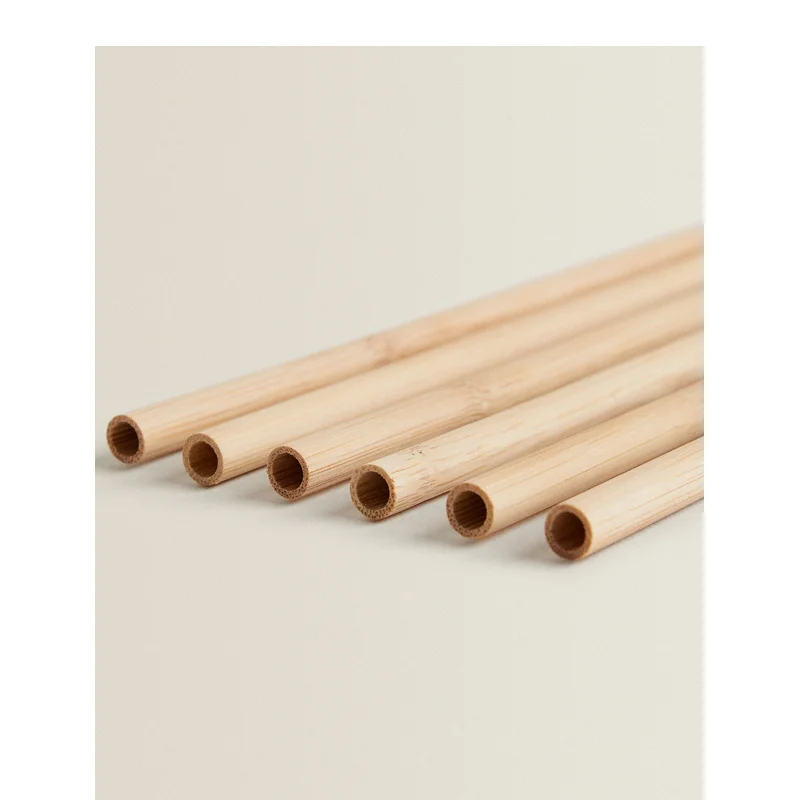 Made from natural bamboo material bamboo straws BPA free Ecological Alternative to Plastic Straws