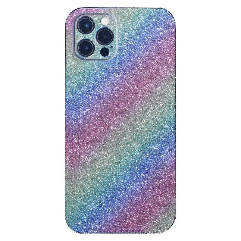 Полностью покрытая ПВХ блестящая пленка для задней панели телефона iPhone