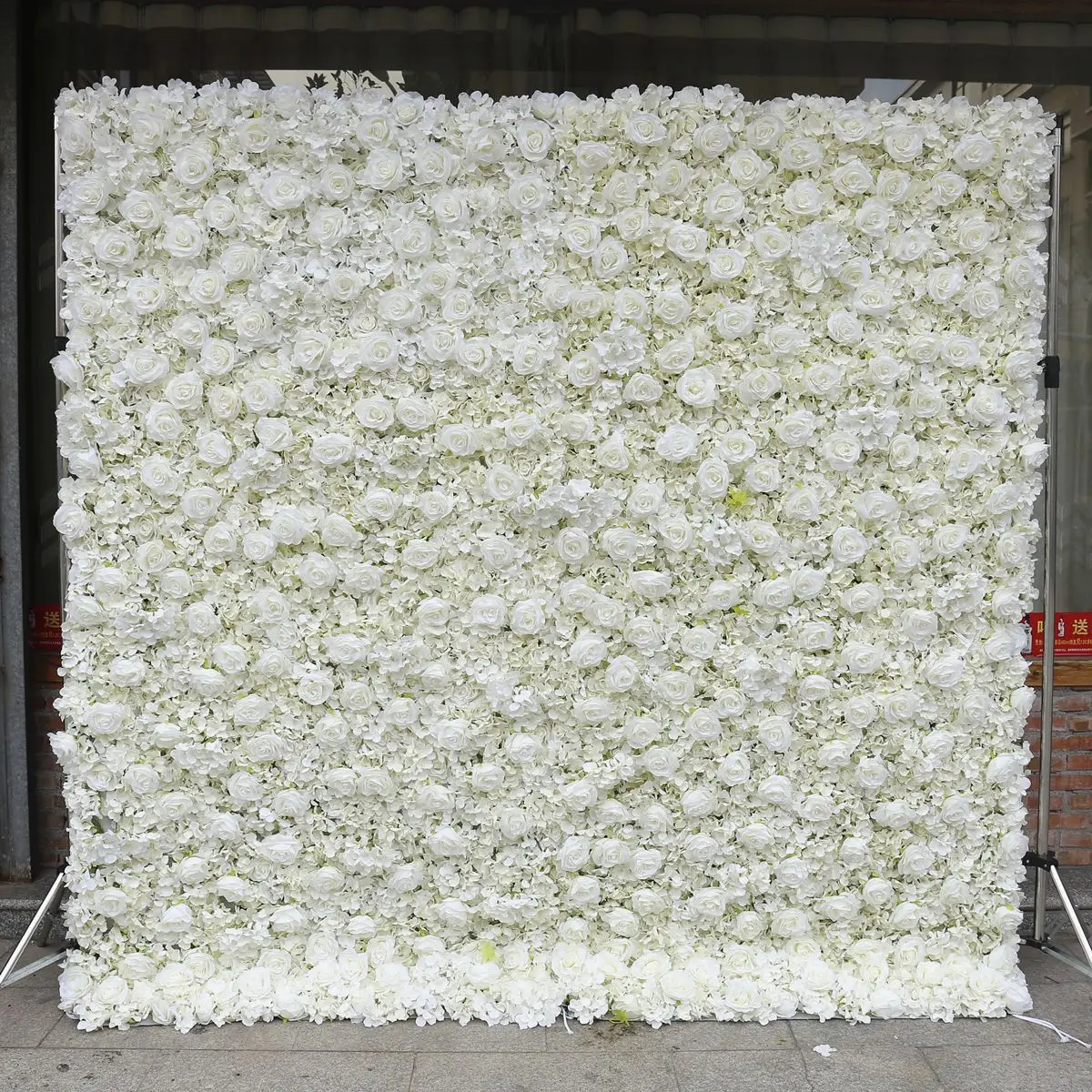 Нижние стеновые панели 12x16 дюймов искусственная Гортензия цветок настенный фон белый Настенный декор для свадебной вечеринки