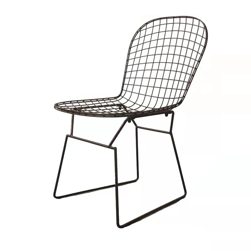 Private Label Luxury Nordic Modern Restaurant Living Room Hotel Outdoor Iron Chair