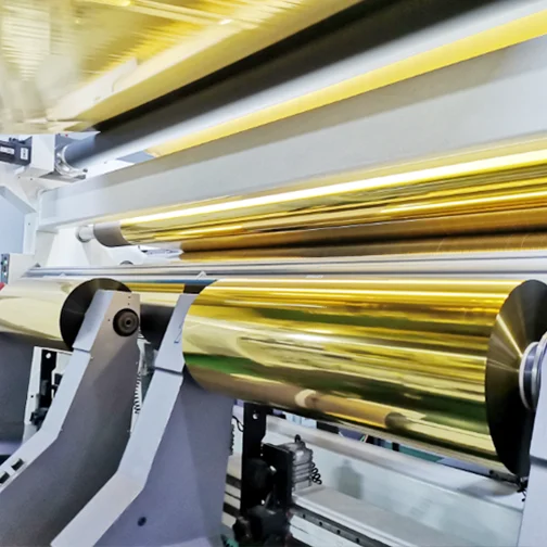 Low Price 12micron PET Polyester Film Silver Packing Hot Peel dtf Pet Film Printed Pet Film Of Cailong