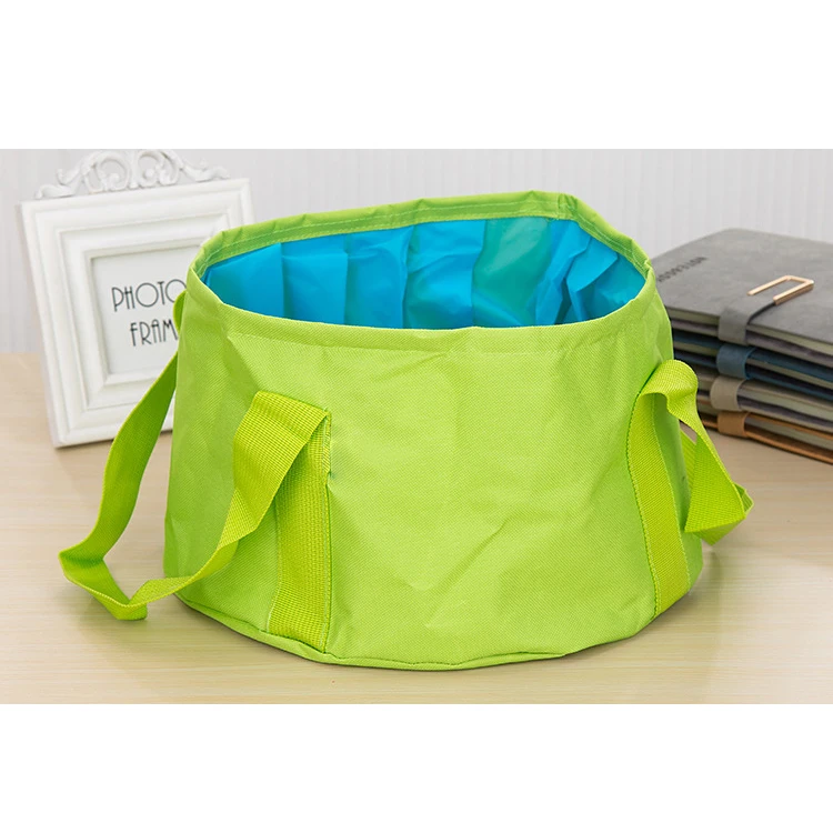 15L Portable Folding Camping Washbasin Outdoor Fishing Travel Basin Bucket Bowl Sink Washing Bag Water Foot Bucket