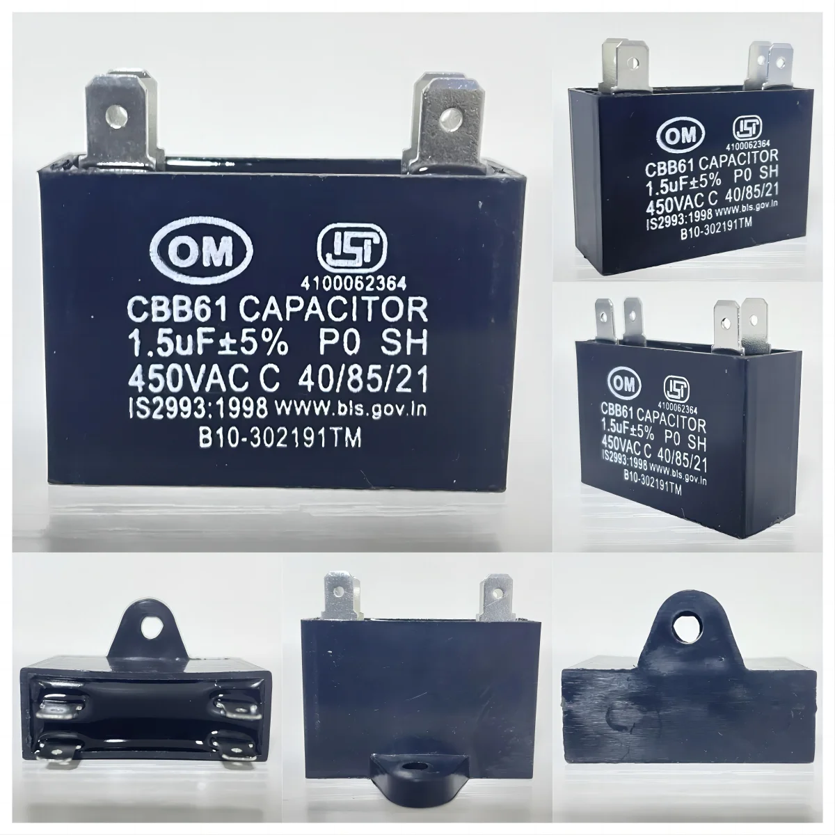 New Trend 1.5uf 450V.AC CBB61 terminal capacitor super battery for ac 3p cksg ac reactor power saver reactor