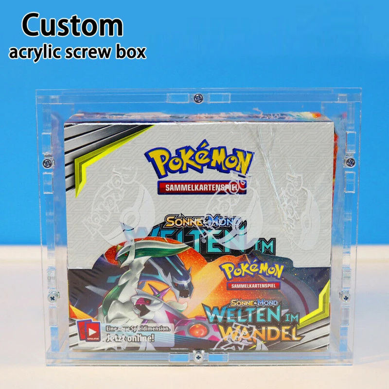 YGO Power Box Customized High Quality Monster Card YU GI OH Display Box ETB with Magnetic Lid Collection Acrylic Power Box