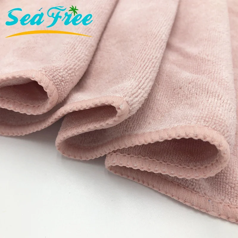 Coral velvet towel Microfiber salon quick drying towel water absorbing Microfiber hairdressing towel