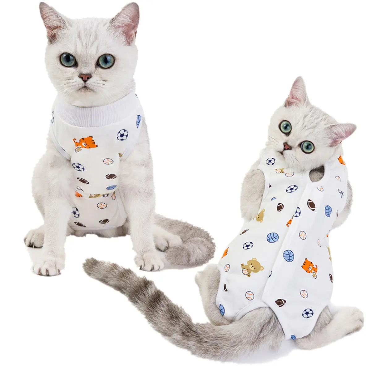 Cat sterilization Surgical Clothes Puppy Cat Recovery Weaning Suit Pet Abdominal Wound Snugly Suit Anti-Licking Dog Onesies