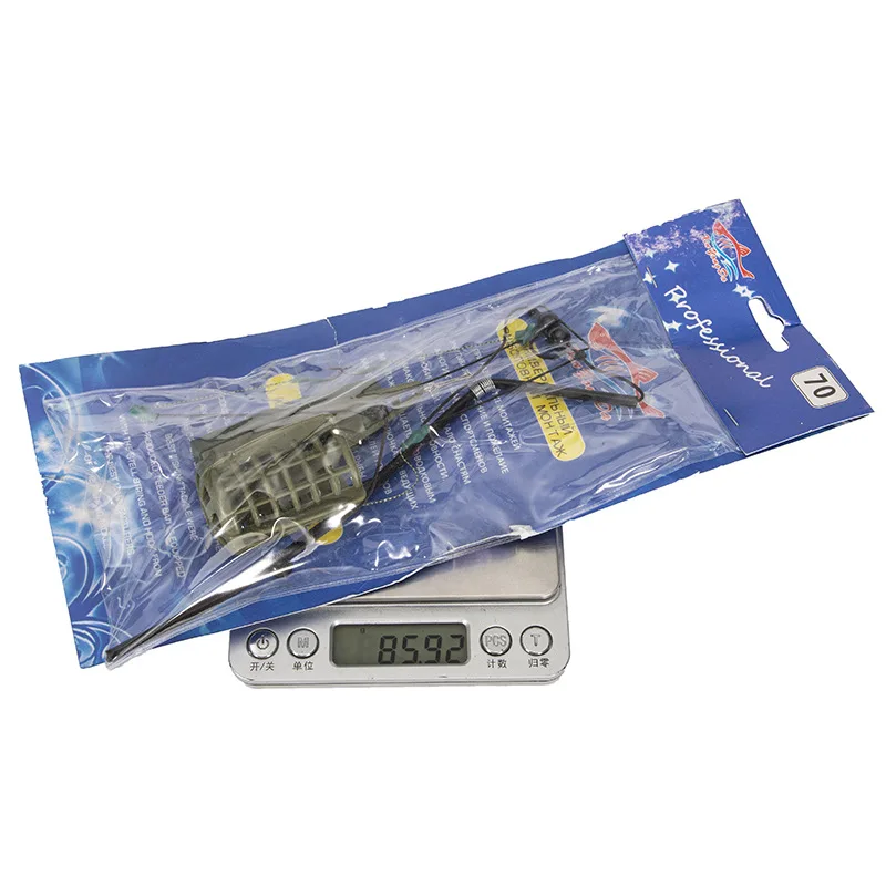 High Quality Fishing Bait Feeder 50g 70g 80g High Carbon Steel Fishing Bait Cage Fishing Accessories Wholesale