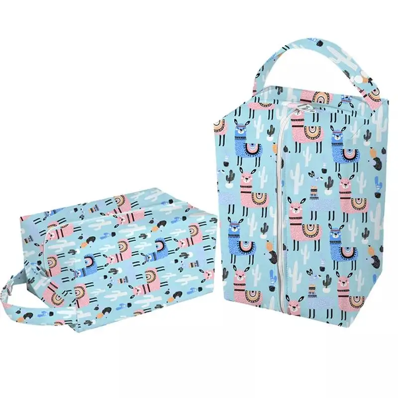 AnAnBaby 2 Layers High Quality Baby Waterproof Diaper Bags Diaper Pods Washable Wet Dry Bag Waterproof Durable Diaper Pods