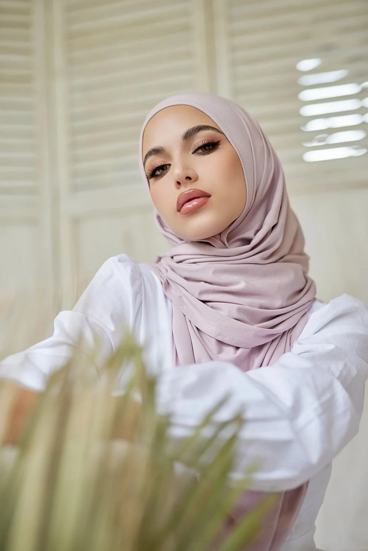 Hot Selling Premium Jersey Scarf Stretchy Hijab Plain Head Scarves Wholesale Women  Cotton Hijab Shawl