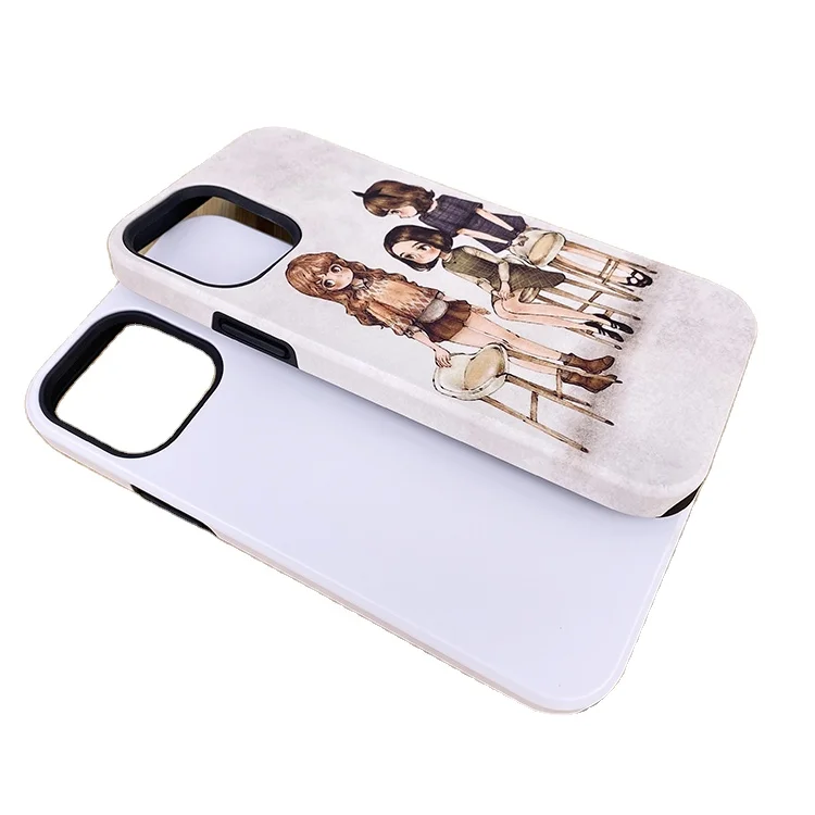 3D Sublimation Coated Phone Case Matt Blank Mobile Back Cover Case for iPhone 11 12
