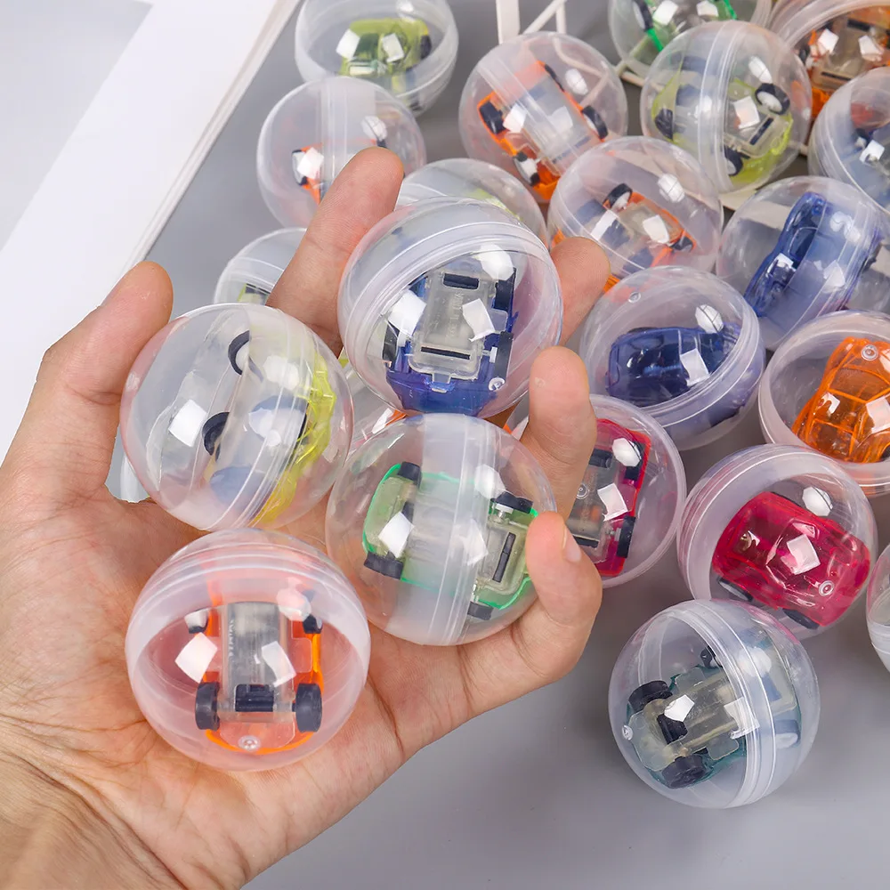 50MM capsule toy vending machine Children Gifts Plastic Egg Toys Mix Different Cols Capsule Toys with Car