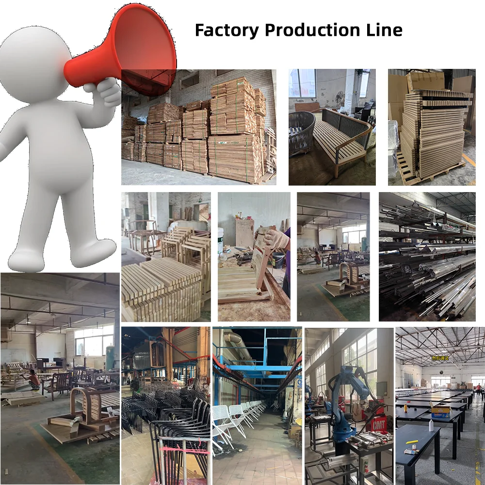 Hot Selling Luxury Garden Furniture Outdoor Teak Wooden Sofa set Factory Customized Patio Furniture