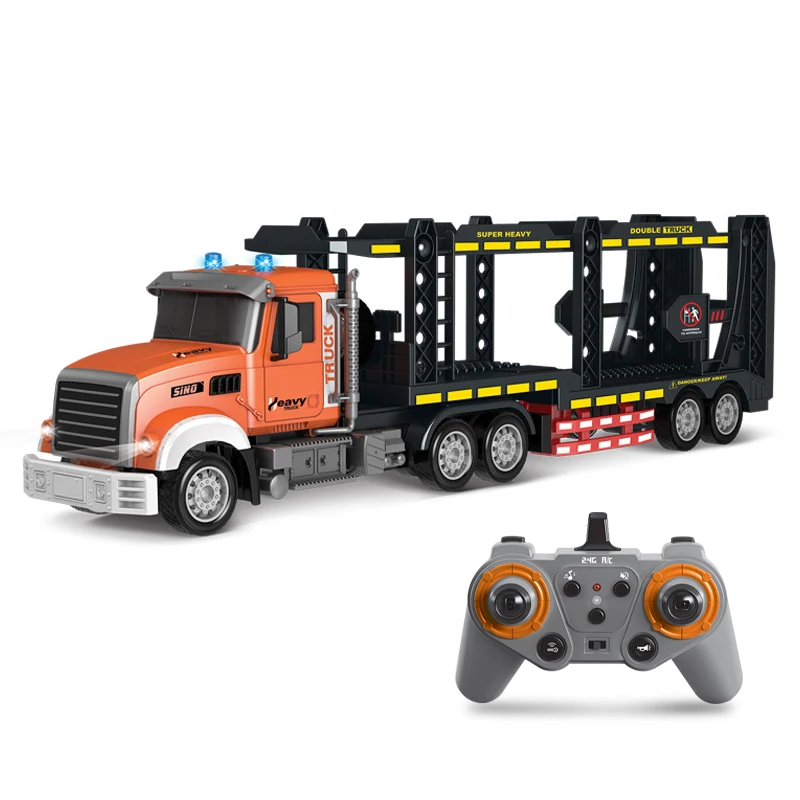 2.4G 1:12 9CH RC Remote control model truck trailer set toy with light music