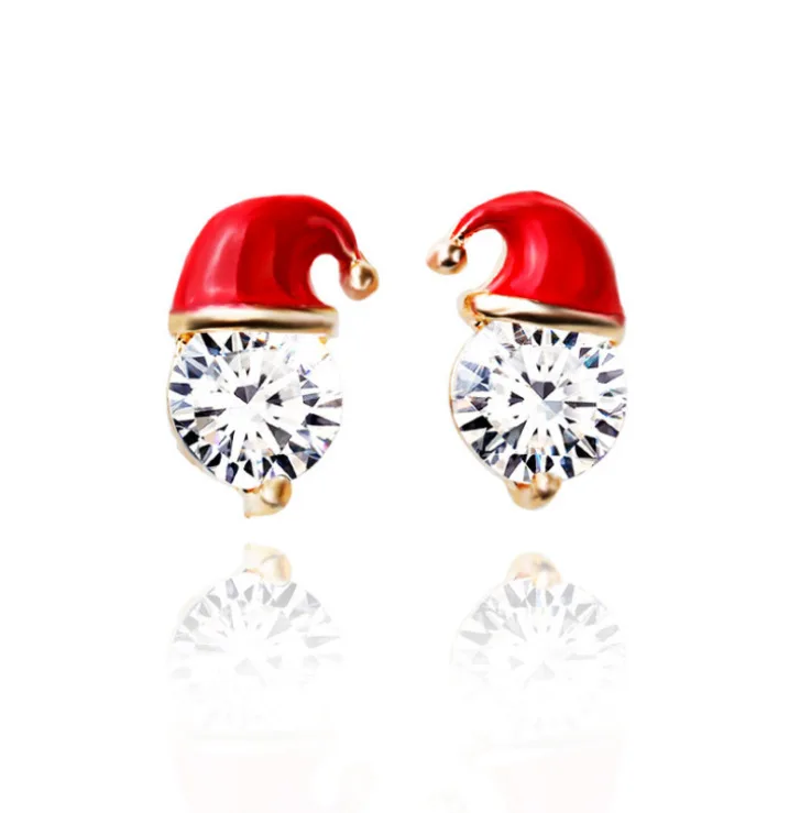 christmas jewelry earrings weihnachten noel papa noel navidad adornos de navidad navidad 2021 natal earrings for women