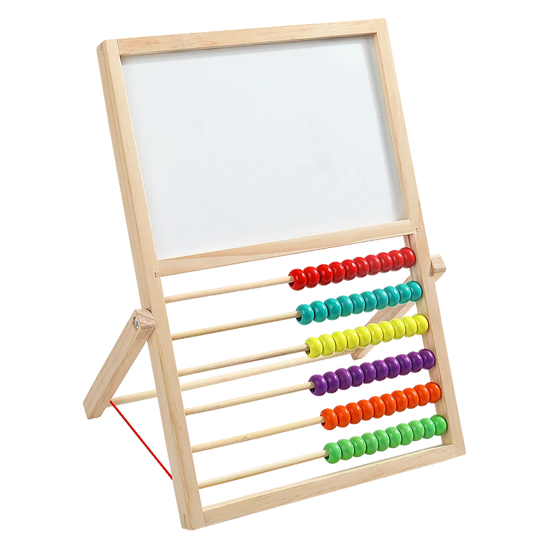 Wooden chalkboard computing rack Custom magnetic chalkboard drawing board standing writing board