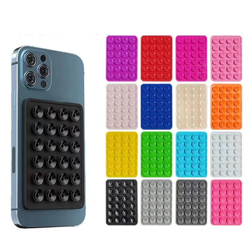 Unique Business Card Phone Pouch Best Selling Smart Phone Back Card Holder With Suction Cup