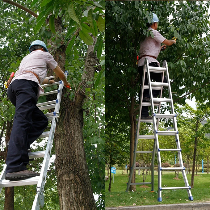 A Frame Stairs According Folding 4 Step Ladder With Safety Rail