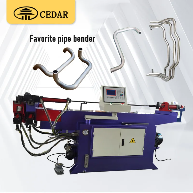 Cedar made 38NC single head hydraulic pipe bender for iron pipe and stainless steel pipe