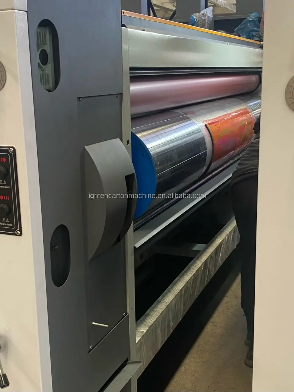 carton box rotary die cutter machine printing and cutting machine