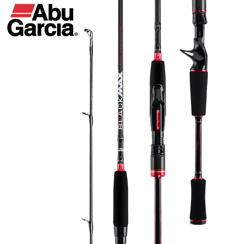 Abu Garcia Black Max BMAX Baitcasting Lure Fishing Rod 1.83m 1.98m 2.13m M MH ML H Power Carbon Spinning Fishing Rod