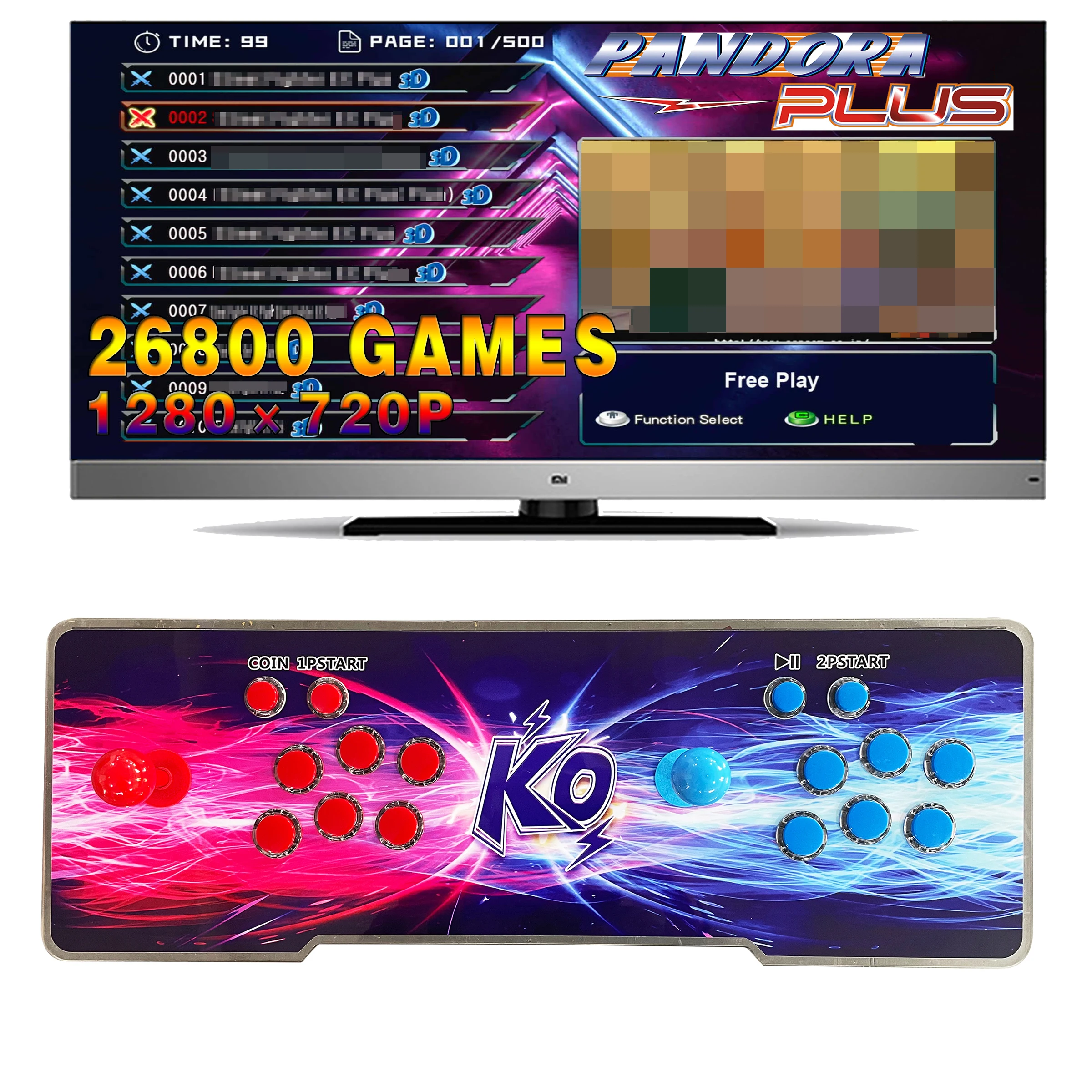 Customized 6688/8000/10000/2000 Arcade game box classic arcade game console electronic game manufacturer