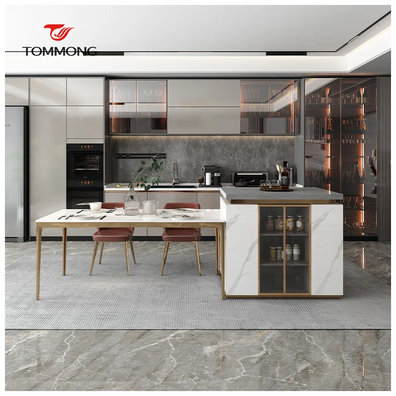 China Rectangular Dining Table Marble Dining Room Furniture