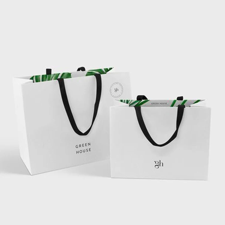 
Top Custom Luxury Fancy Marble White Garment Boutique Shopping Gift Package Cardboard Paper Bag With Logo Handle For Dress Shirt 