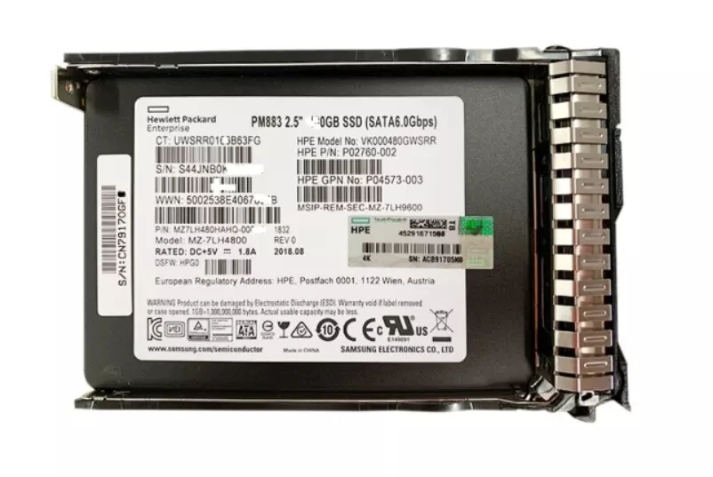 Wholesale Factory Direct Price Portable P18422-B21 480G 6G Sata RI SSD