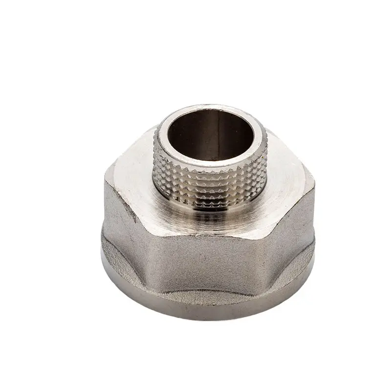 Brass Pipe Fittings Copper  Reducer Adapter Custom Npt Male Pipe X Npt Female Pipe Fitting