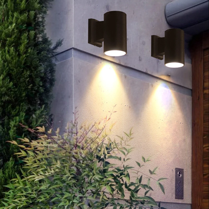 LED Outdoor Waterproof Wall Washing Lamp in the Corridor of Villa Real Estate Garden Hotel