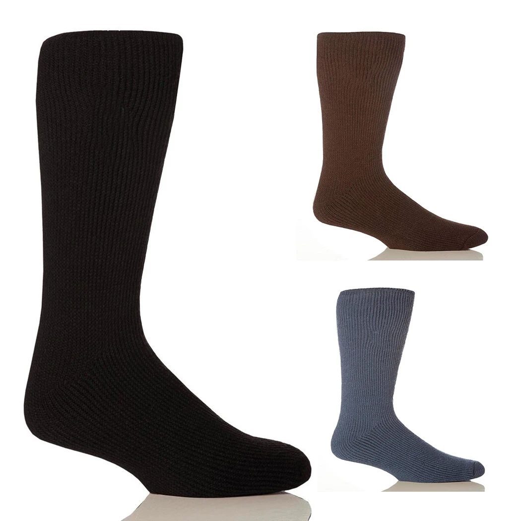 Wholesale High Quality Red Cashmere Mens Winter Thermal Long Crew Socks