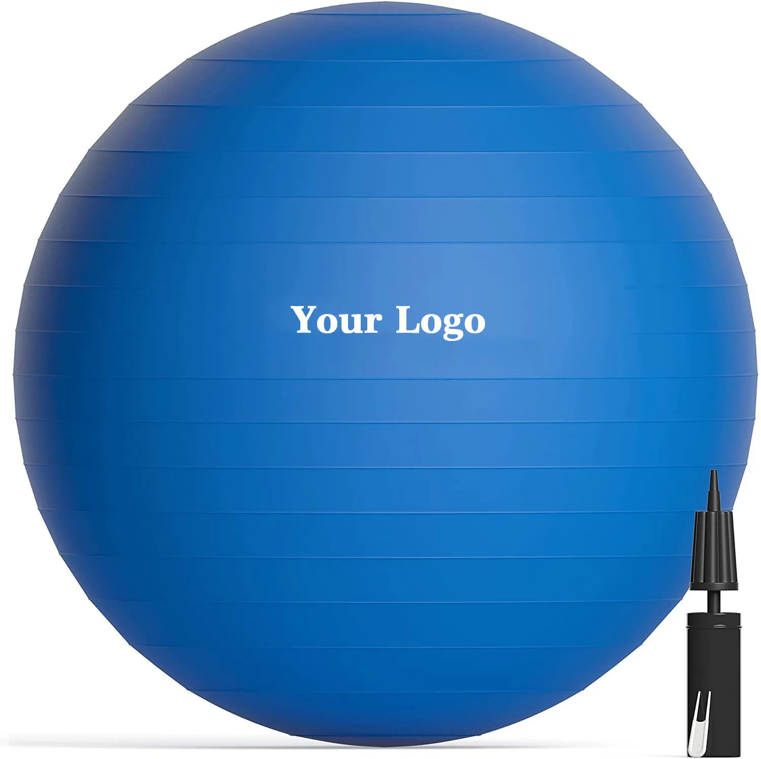 Eco-friendly Yoga Ball Set PVC Mini Cork Massage 55cm Ball Oval Stress Relief Ball