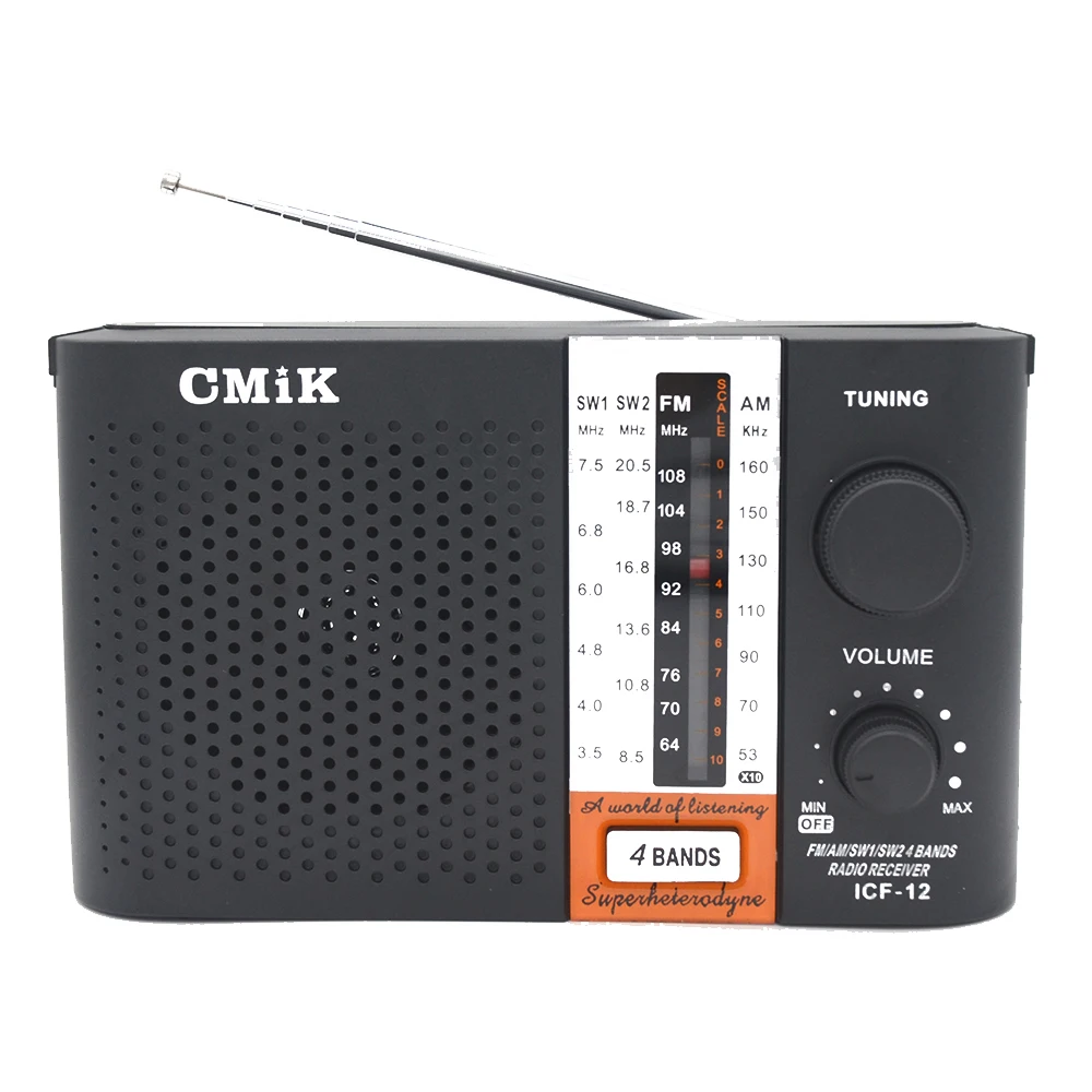 cmik ICF-12 radyo network kitchen  am fm speaker portable radio