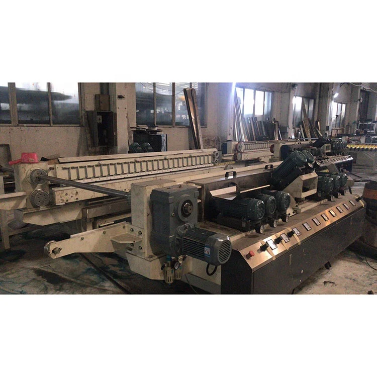 Double Edging Glass grinding processing polishing  machine Straight Line Automatic