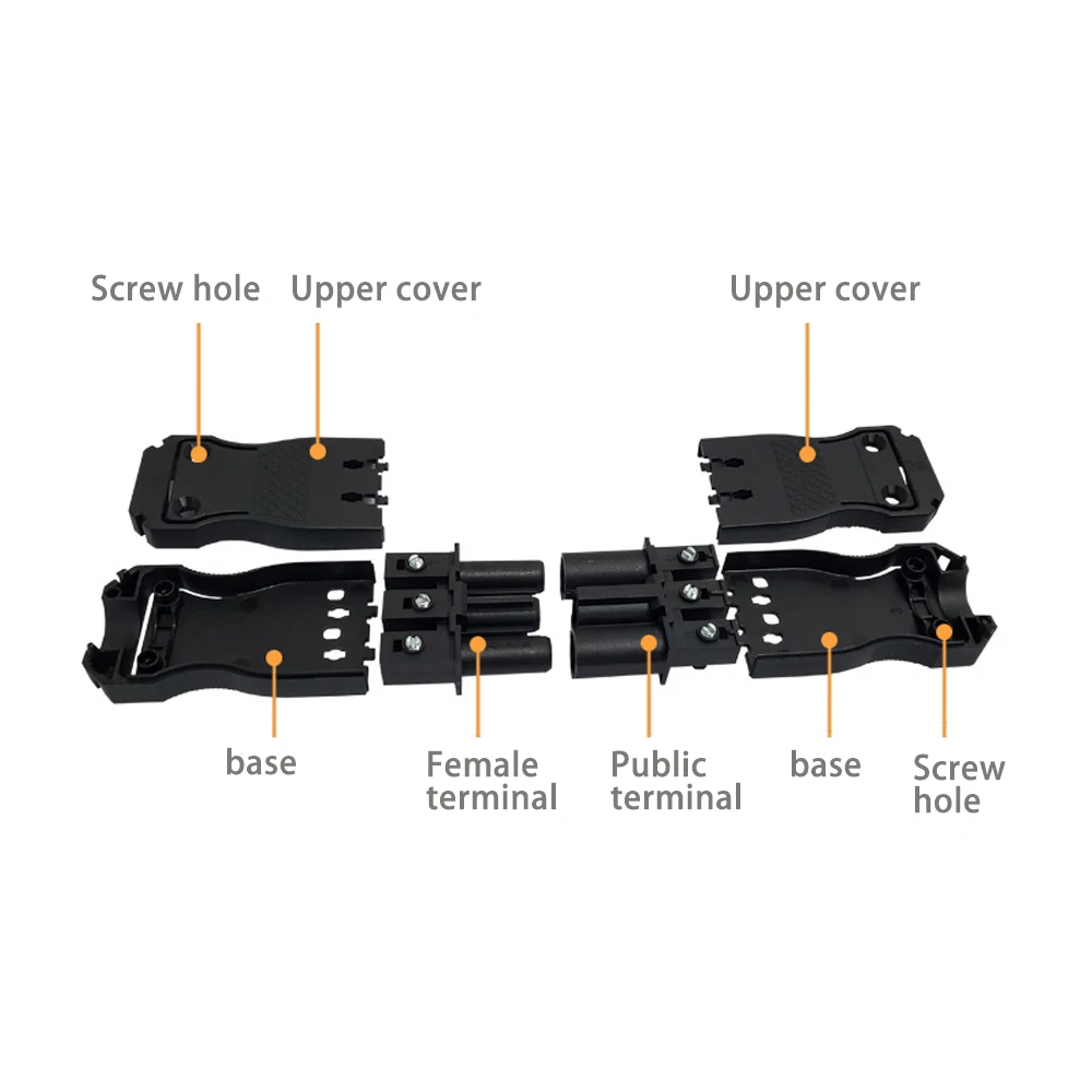 Compact Thin 3 Pin Male Female Electrical Wire Connector PS2A-N3