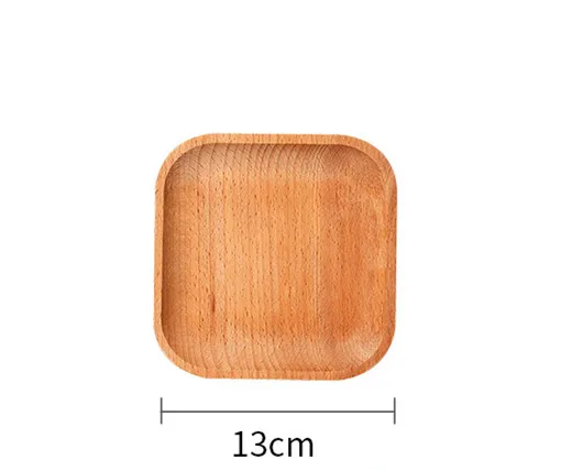 decor trinket dish 12cm 10cm beech mini tray wooden tray round wood tray