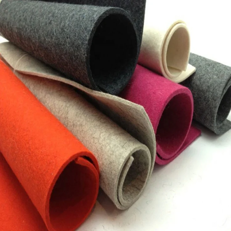 
Factory supply best price 2mm thick non woven fabric needle punch polyester felt 