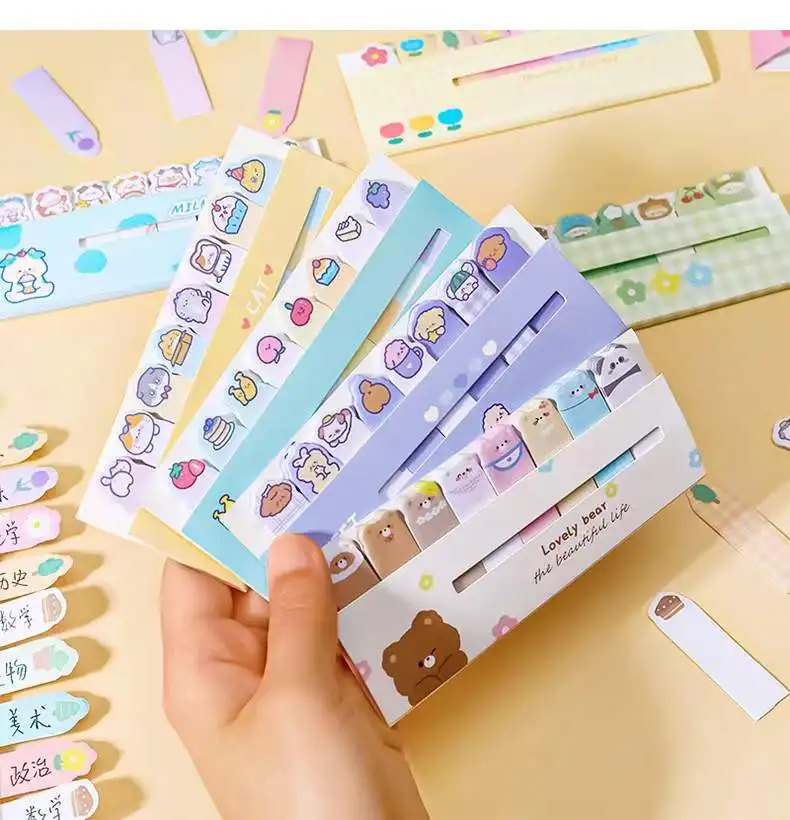 New Design Wholesaler Drop Shipping Sticky Note Cute Animal Convenient Stationary For Kids Students Journal Stationary Set